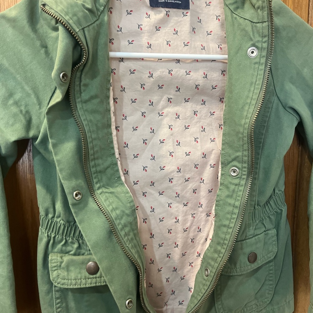 The Children's Place Girls Green Jacket - Picture 3 of 5